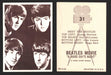 Beatles A Hard Days Night Movie Topps 1964 Vintage Trading Card You Pick Singles #31  - TvMovieCards.com