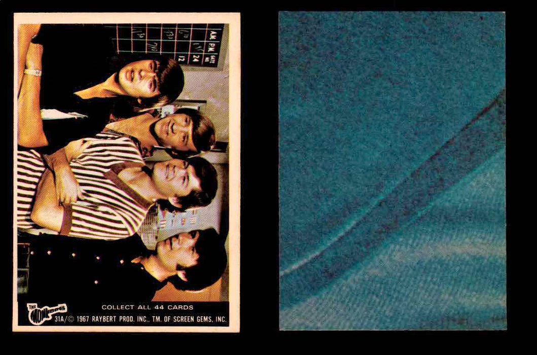 The Monkees Series A TV Show 1966 Vintage Trading Cards You Pick Singles #1A-44A #31  - TvMovieCards.com