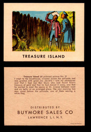 Treasure Island Buymore Sales 1960 Vintage Trading Cards You Pick Singles   - TvMovieCards.com