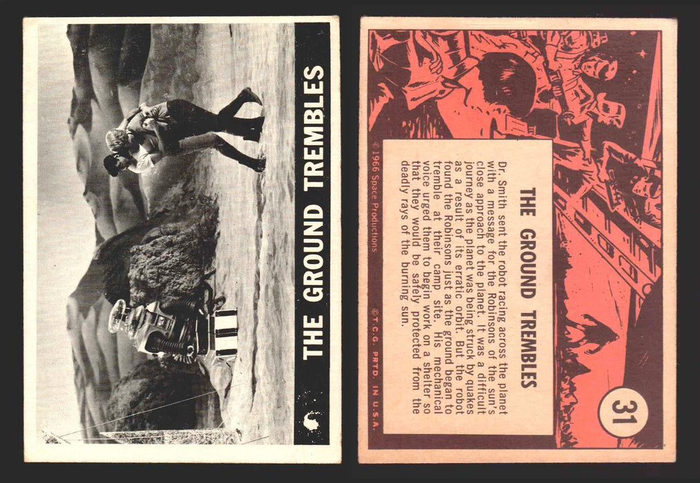 1966 Lost In Space Topps Vintage Trading Card #1-55 You Pick Singles #	 31   The Ground Trembles  - TvMovieCards.com
