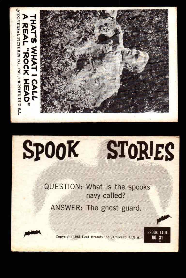 1961 Spook Stories Series 1 Leaf Vintage Trading Cards You Pick Singles #1-#72 #31  - TvMovieCards.com
