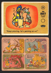1960 Casper The Ghost Fleer Vintage Trading Card You Pick Singles #1-#66 31   "Keep pouring he's gaining on us!"  - TvMovieCards.com