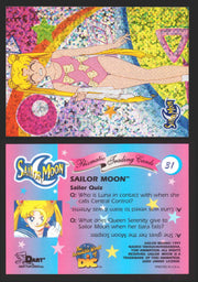 1997 Sailor Moon Prismatic You Pick Trading Card Singles #1-#72 No Cracks 31   Sailor Quiz: Who is Luna in contact with  - TvMovieCards.com
