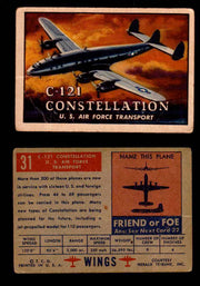 1952 Wings Topps TCG Vintage Trading Cards You Pick Singles #1-100 #31  - TvMovieCards.com