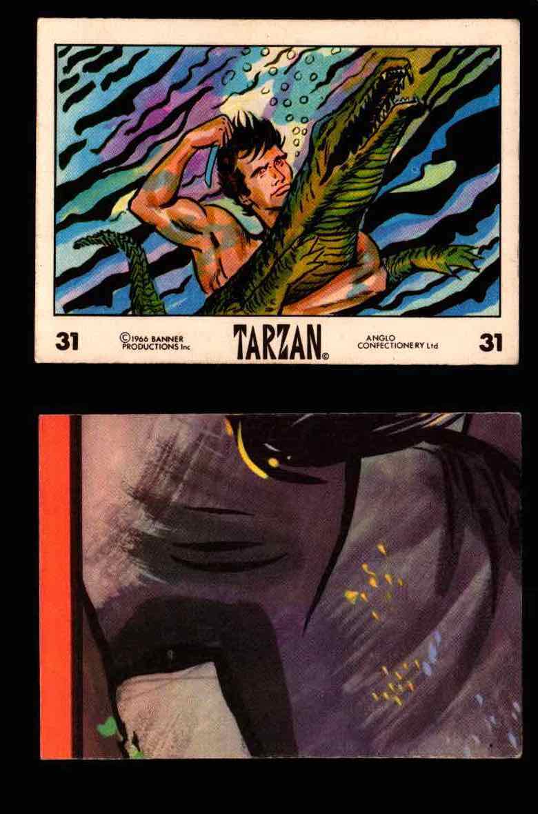 1966 Tarzan Banner Productions Vintage Trading Cards You Pick Singles #1-66 #31  - TvMovieCards.com
