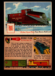 Rails And Sails 1955 Topps Vintage Card You Pick Singles #1-190 #31 Wedge Plow  - TvMovieCards.com