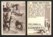 1963 Combat Series I Donruss Selmur Vintage Card You Pick Singles #1-66 31   Fighting - House to House!  - TvMovieCards.com