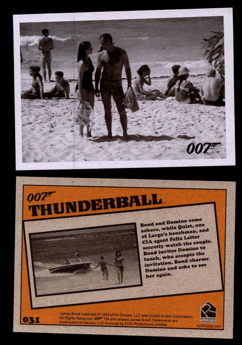 James Bond Archives 2014 Thunderball Throwback You Pick Single Card #1-99 #31  - TvMovieCards.com