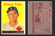 1958 Topps Baseball Trading Card You Pick Single Cards #1 - 495 EX/NM #	323	Elmer Valo  - TvMovieCards.com