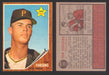 1962 Topps Baseball Trading Card You Pick Singles #300-#399 VG/EX #	326 Tom Parsons - Pittsburgh Pirates RC  - TvMovieCards.com