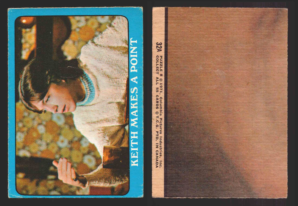 1971 The Partridge Family Series 2 Blue You Pick Single Cards #1-55 O-Pee-Chee 32A  - TvMovieCards.com