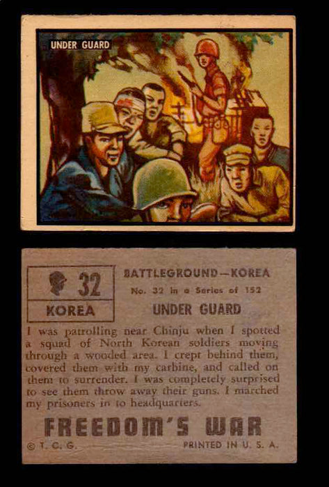 1950 Freedom's War Korea Topps Vintage Trading Cards You Pick Singles #1-100 #32  - TvMovieCards.com