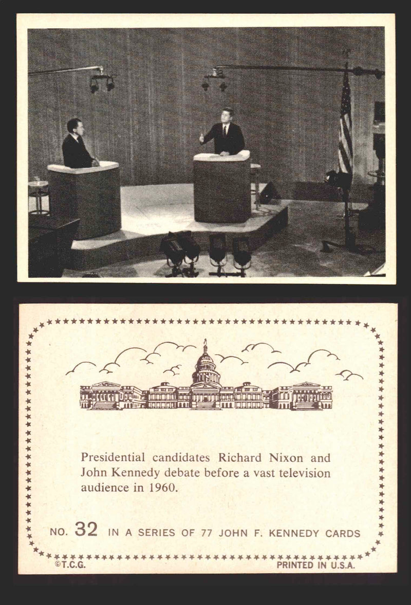 1964 The Story of John F. Kennedy JFK Topps Trading Card You Pick Singles #1-77 #32  - TvMovieCards.com