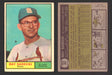 1961 Topps Baseball Trading Card You Pick Singles #1-#99 VG/EX #	32 Ray Sadecki - St. Louis Cardinals  - TvMovieCards.com