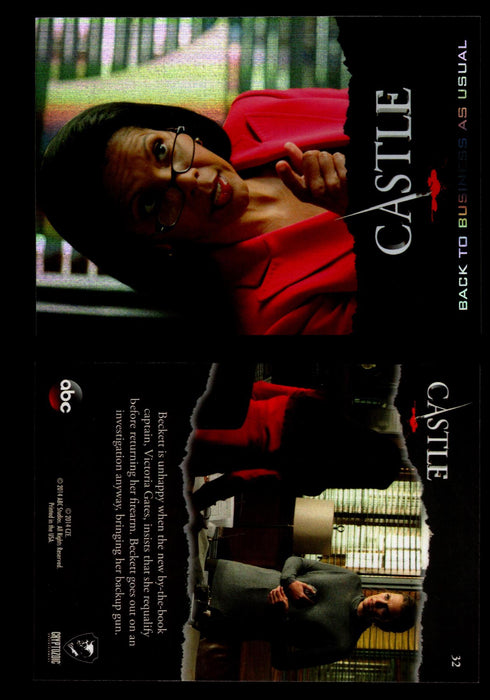 Castle Seasons 3 & 4 Foil Parallel Base Card You Pick Singles 1-72 #32  - TvMovieCards.com