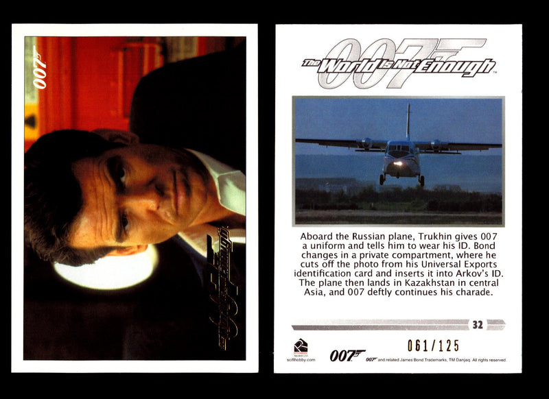 James Bond Classics 2016 World is Not Enough Gold Foil Parallel Card You Pick Nu #32  - TvMovieCards.com