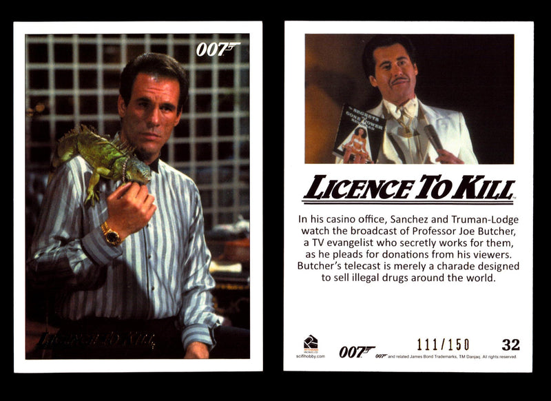 James Bond Classics 2016 Licence To Kill Gold Foil Parallel Card You Pick Single #32  - TvMovieCards.com