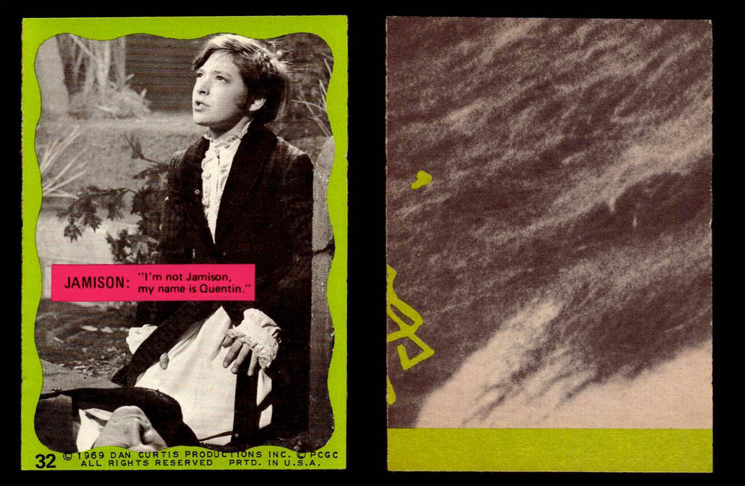 Dark Shadows Series 2 (Green) Philadelphia Gum Vintage Trading Cards You Pick #32  - TvMovieCards.com