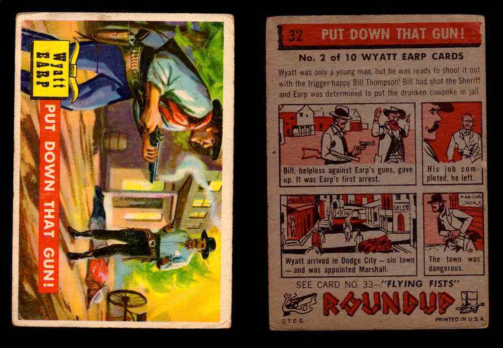 1956 Western Roundup Topps Vintage Trading Cards You Pick Singles #1-80 #32  - TvMovieCards.com