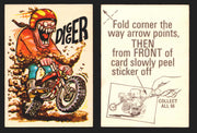 1972 Silly Cycles Donruss Vintage Trading Cards #1-66 You Pick Singles #32 Digger  - TvMovieCards.com