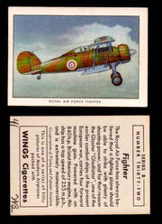 1941 Modern American Airplanes Series B Vintage Trading Cards Pick Singles #1-50 32	 	Royal Air Force Fighter  - TvMovieCards.com