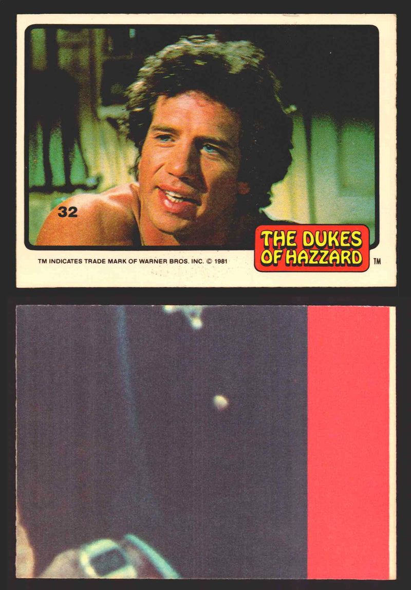 1981 Dukes of Hazzard Sticker Trading Cards You Pick Singles #1-#66 Donruss 32   Luke Duke  - TvMovieCards.com