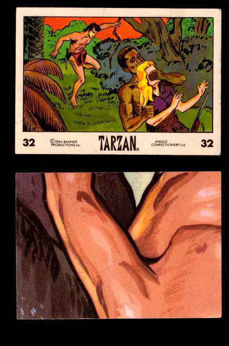 1966 Tarzan Banner Productions Vintage Trading Cards You Pick Singles #1-66 #32  - TvMovieCards.com