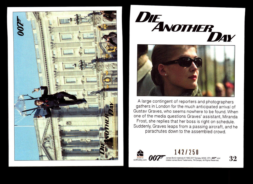 James Bond Archives 2017 Final Edition Die Another Day Gold Parallel Card Single #32  - TvMovieCards.com