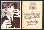 Beatles A Hard Days Night Movie Topps 1964 Vintage Trading Card You Pick Singles #32  - TvMovieCards.com