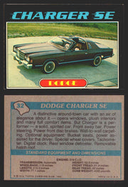 1976 Autos of 1977 Vintage Trading Cards You Pick Singles #1-99 Topps 32   Dodge Charger SE  - TvMovieCards.com