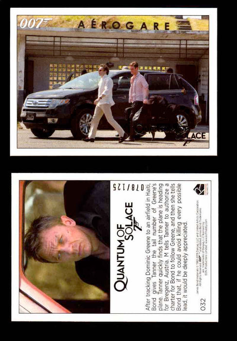 James Bond Archives Quantum of Solace Gold Parallel You Pick Single Cards #1-90 #32  - TvMovieCards.com
