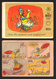 1960 Casper The Ghost Fleer Vintage Trading Card You Pick Singles #1-#66 32   "Gee this sandwich must weigh a ton!"  - TvMovieCards.com
