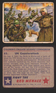 1951 Red Menace Vintage Trading Cards #1-48 You Pick Singles Bowman Gum 32   UN Counterattack  - TvMovieCards.com