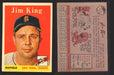 1958 Topps Baseball Trading Card You Pick Single Cards #1 - 495 EX/NM #	332	Jim King  - TvMovieCards.com