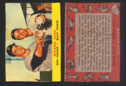1958 Topps Baseball Trading Card You Pick Single Cards #1 - 495 EX/NM #	334	Bob Friend / Billy Pierce (Trimmed)  - TvMovieCards.com