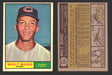 1961 Topps Baseball Trading Card You Pick Singles #300-#399 VG/EX #	334 Walt Bond - Cleveland Indians (creased)  - TvMovieCards.com