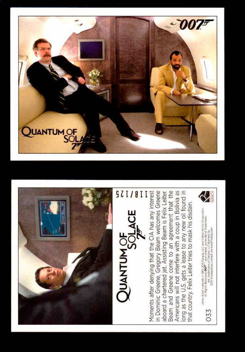 James Bond Archives Quantum of Solace Gold Parallel You Pick Single Cards #1-90 #33  - TvMovieCards.com