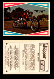 1972 Street Choppers & Hot Bikes Vintage Trading Card You Pick Singles #1-66 #33   "WOW" (creased)  - TvMovieCards.com