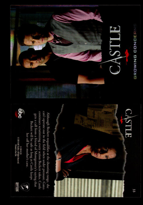 Castle Seasons 3 & 4 Foil Parallel Base Card You Pick Singles 1-72 #33  - TvMovieCards.com