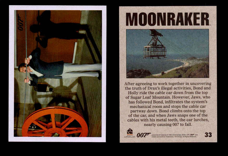 James Bond Archives Spectre Moonraker Movie Throwback U Pick Single Cards #1-61 #33  - TvMovieCards.com