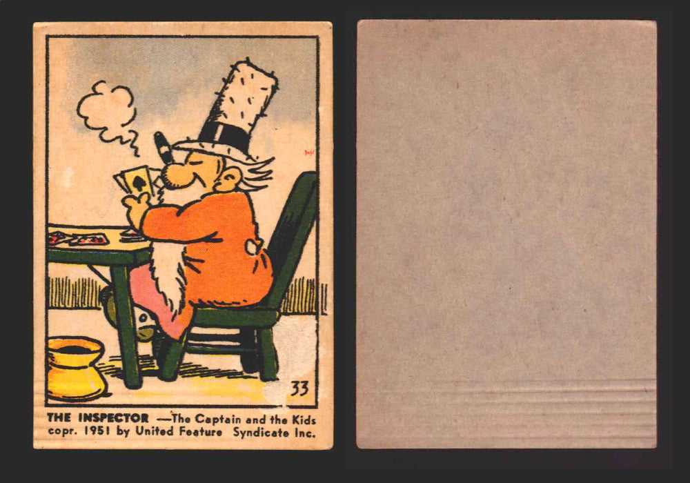 1951 Color Comic Cards Vintage Trading Cards You Pick Singles #1-#39 Parkhurst #	33  - TvMovieCards.com