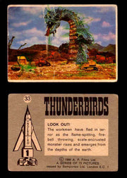 Thunderbirds Vintage Trading Card Singles #1-72 Somportex 1966 #33  - TvMovieCards.com