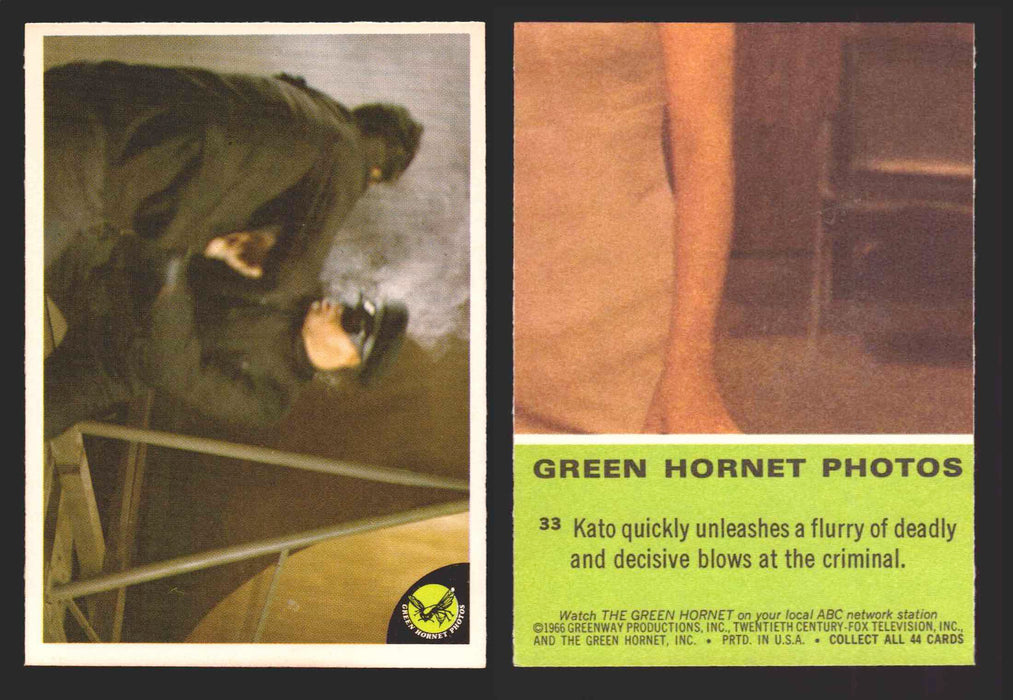 1966 Green Hornet Photos Donruss Vintage Trading Cards You Pick Singles #1-44 #	33  - TvMovieCards.com
