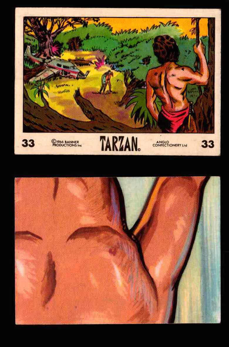 1966 Tarzan Banner Productions Vintage Trading Cards You Pick Singles #1-66 #33  - TvMovieCards.com