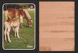 Zoo's Who Topps Animal Sticker Trading Cards You Pick Singles #1-40 1975 #33 Pony  - TvMovieCards.com