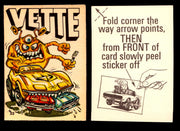 Fabulous Odd Rods Vintage Sticker Cards 1973 #1-#66 You Pick Singles #33   Vette  - TvMovieCards.com
