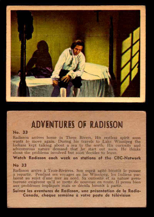 1957 Adventures of Radisson (Tomahawk) TV Vintage Card You Pick Singles #1-50 #33  - TvMovieCards.com