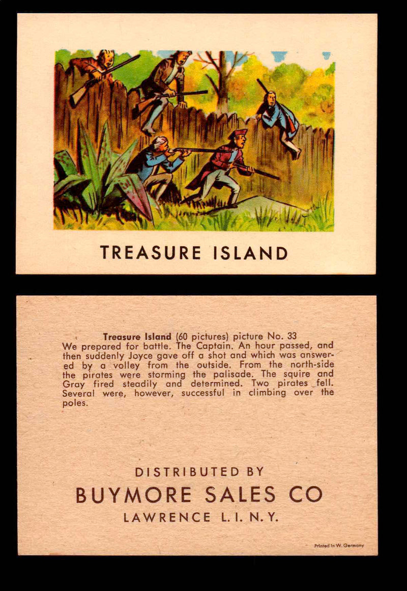 Treasure Island Buymore Sales 1960 Vintage Trading Cards You Pick Singles   - TvMovieCards.com