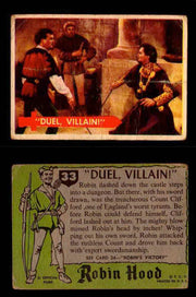 1957 Robin Hood Topps Vintage Trading Cards You Pick Singles #1-60 #33  - TvMovieCards.com
