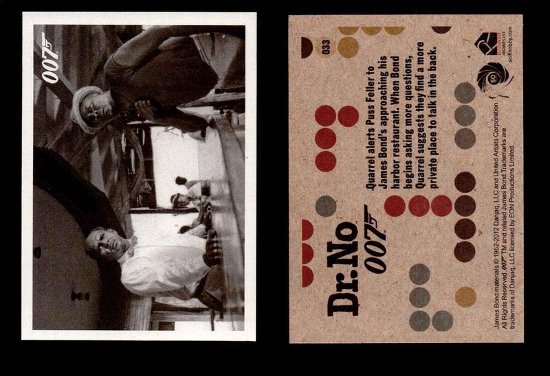 James Bond 50th Anniversary Series Dr. No You Pick Single Cards #1-65 #33  - TvMovieCards.com